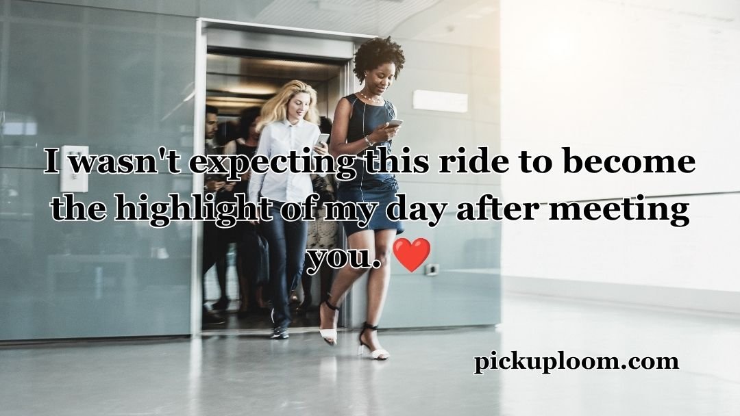 Elevator Pick Up Lines