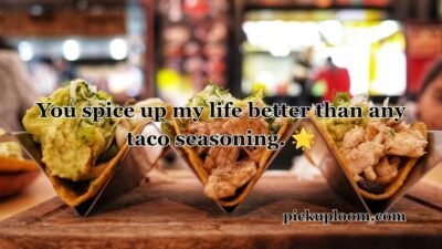 Funny taco pick up lines