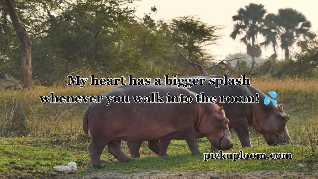 Hippo Pick Up Lines